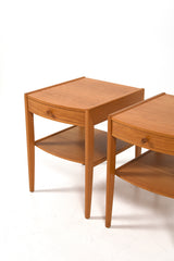 Sängbord i ek, 1960tal