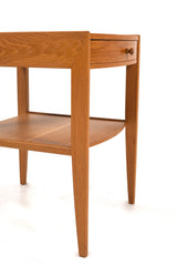 Sängbord i ek, 1960tal