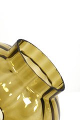 Ljusstake i koppar och glas, Mussbach Metall, West Germany