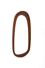 Väggspegel i teak – Glas & Trä, Sverige, 1950-tal