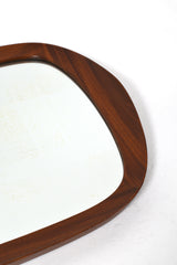 Väggspegel i teak – Glas & Trä, Sverige, 1950-tal