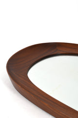 Väggspegel i teak – Glas & Trä, Sverige, 1950-tal
