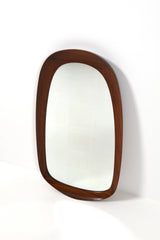 Väggspegel i teak – Glas & Trä, Sverige, 1950-tal