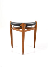 Pall i ek och svart läder av Östen Kristiansson för Luxus