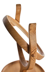 Scandinavian Modern, bordsspegel i furu med förvaring, 70-tal