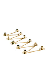 Stora "Margareta" mässingsljusstake av Lars Holmström