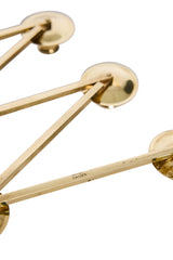 Stora "Margareta" mässingsljusstake av Lars Holmström