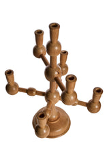 Stor ljusstake i furu, 70-tal