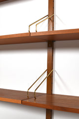 Hyllsystem "Royal System" av Poul Cadovius, Danmark, 60tal