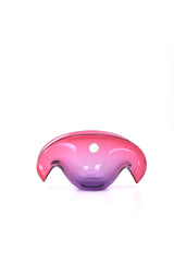 Liten skål som ser ut som en snäcka från Murano i färgerna rosa och lila