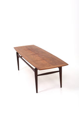 Soffbord Teak Lövträ Brun Ljusbrun