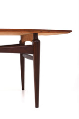 Soffbord Teak Lövträ Brun Ljusbrun