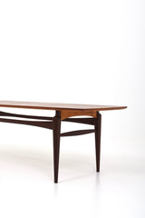 Soffbord Teak Lövträ Brun Ljusbrun