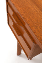 Skrivbord i teak, 50/60tal