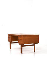 Skrivbord i teak, 50/60tal