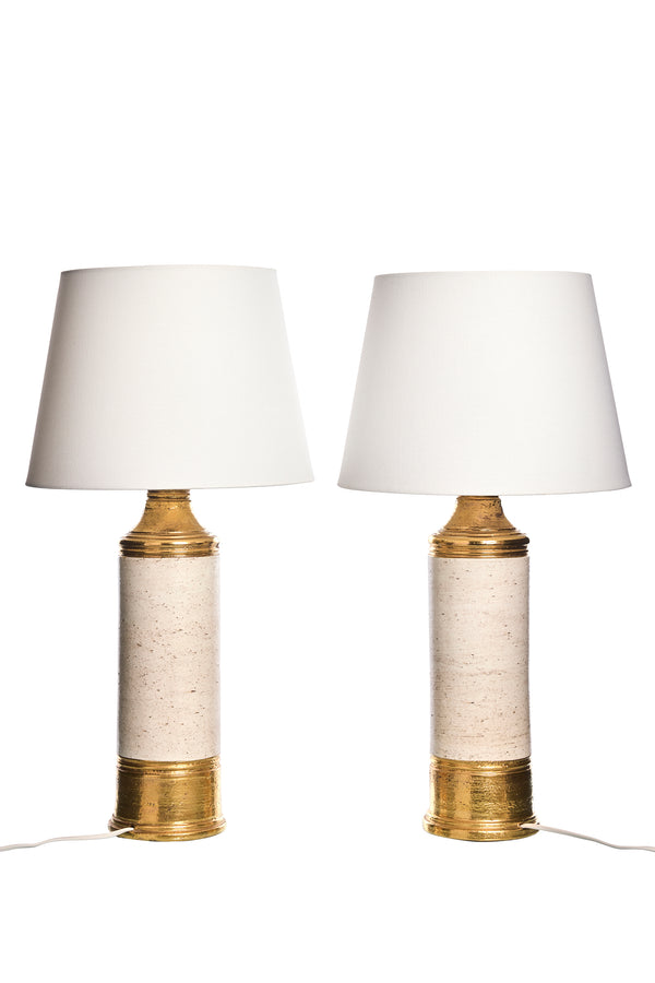 A pair of table lamps from Bitossi for Bergboms, 60s