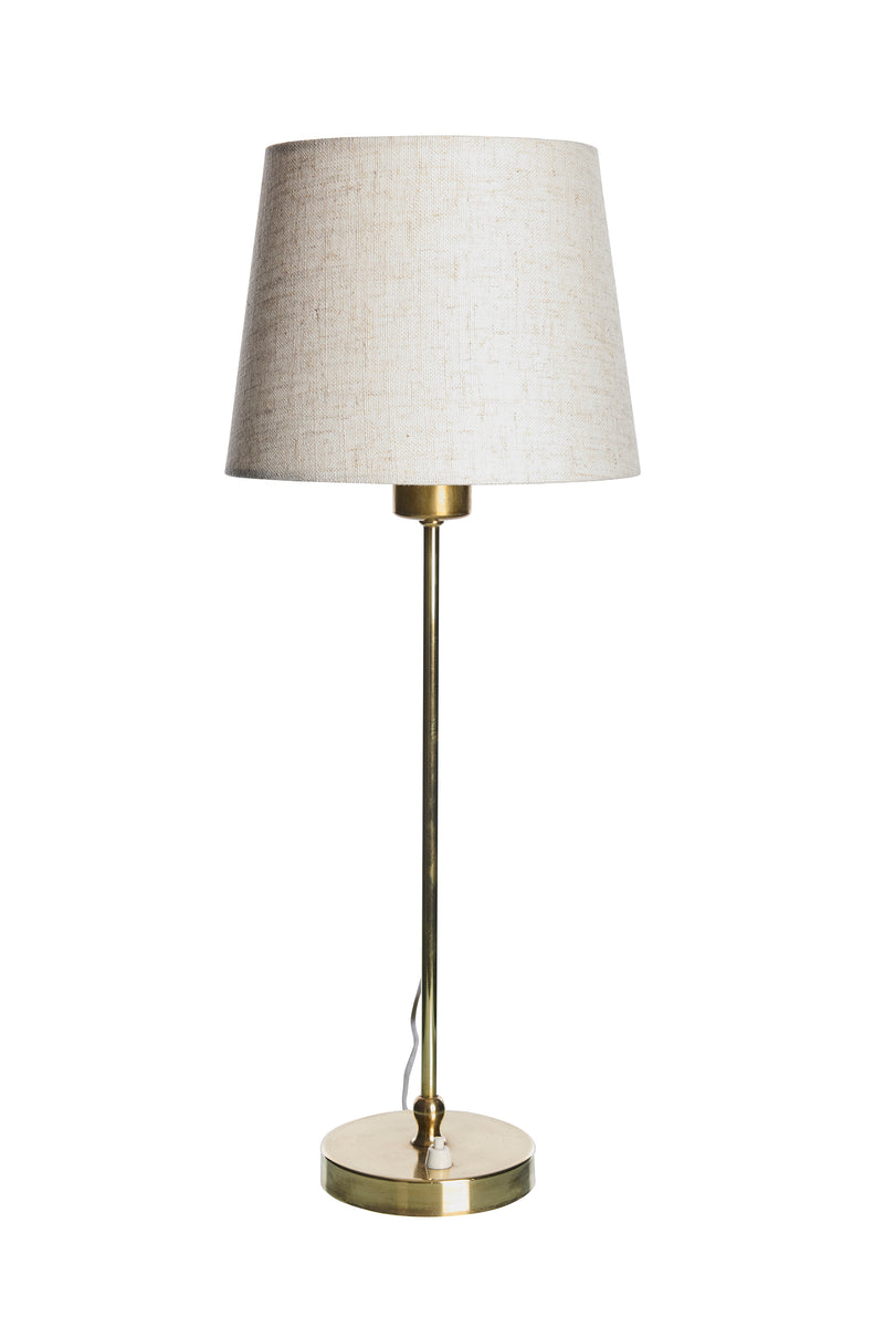 Brass table lamp by Josef Frank for Firma Svensk Tenn, model 2332, 1960s