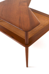 Corner table "Minerva" by Peter Hvidt &amp; Orla Mølgaard Nielsen for France &amp; Son