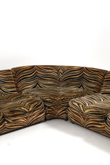 Corner sofa "Playboy Zebra" from Dux