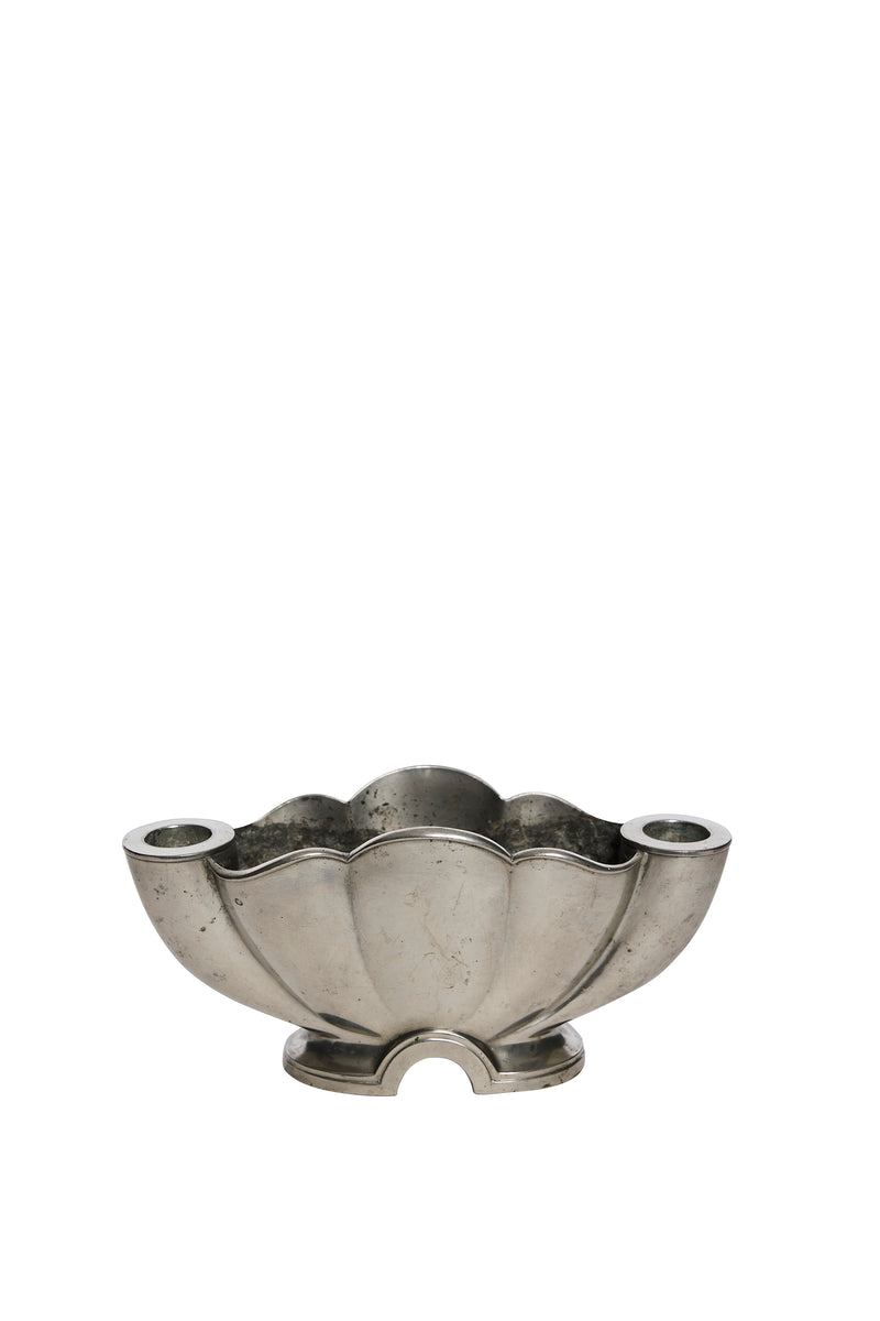 Art Deco, Tennvas & ljusstake av Just Andersen, 30-tal, Danmark