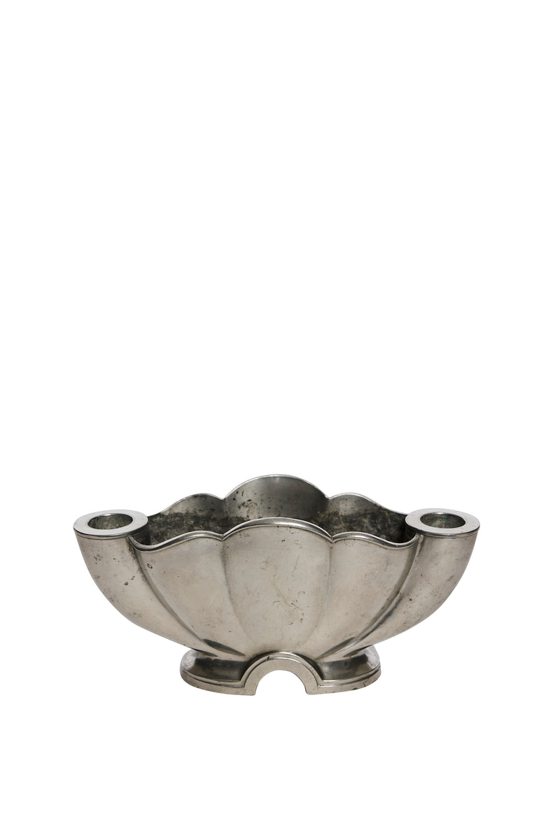 Art Deco, Tennvas & ljusstake av Just Andersen, 30-tal, Danmark