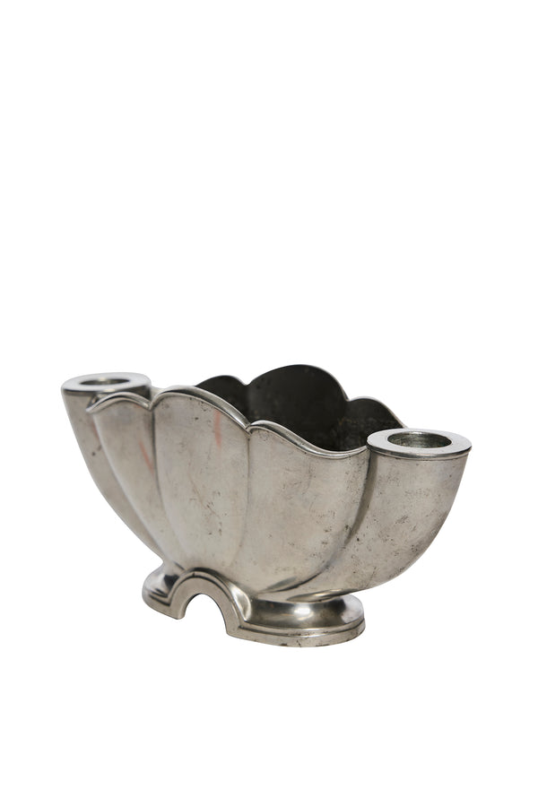 Art Deco, Tennvas & ljusstake av Just Andersen, 30-tal, Danmark