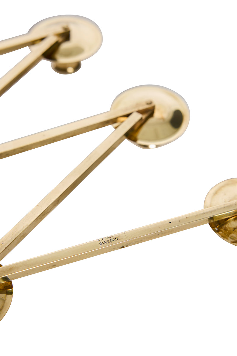 Stora "Margareta" mässingsljusstake av Lars Holmström