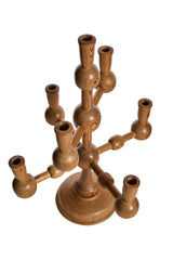 Stor ljusstake i furu, 70-tal