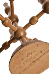 Stor ljusstake i furu, 70-tal