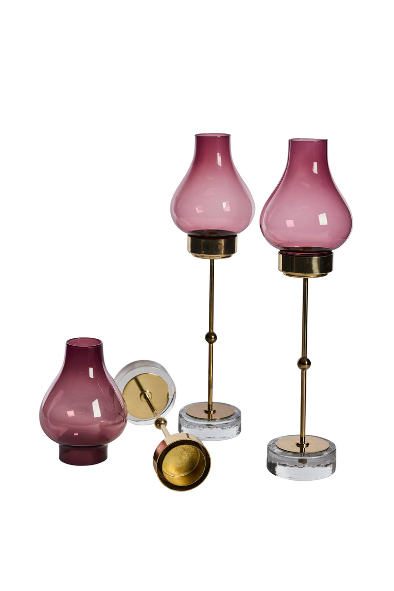 Gunnar Ander Ljuslyktor – 3 st, Ystad Metall, 50-tal