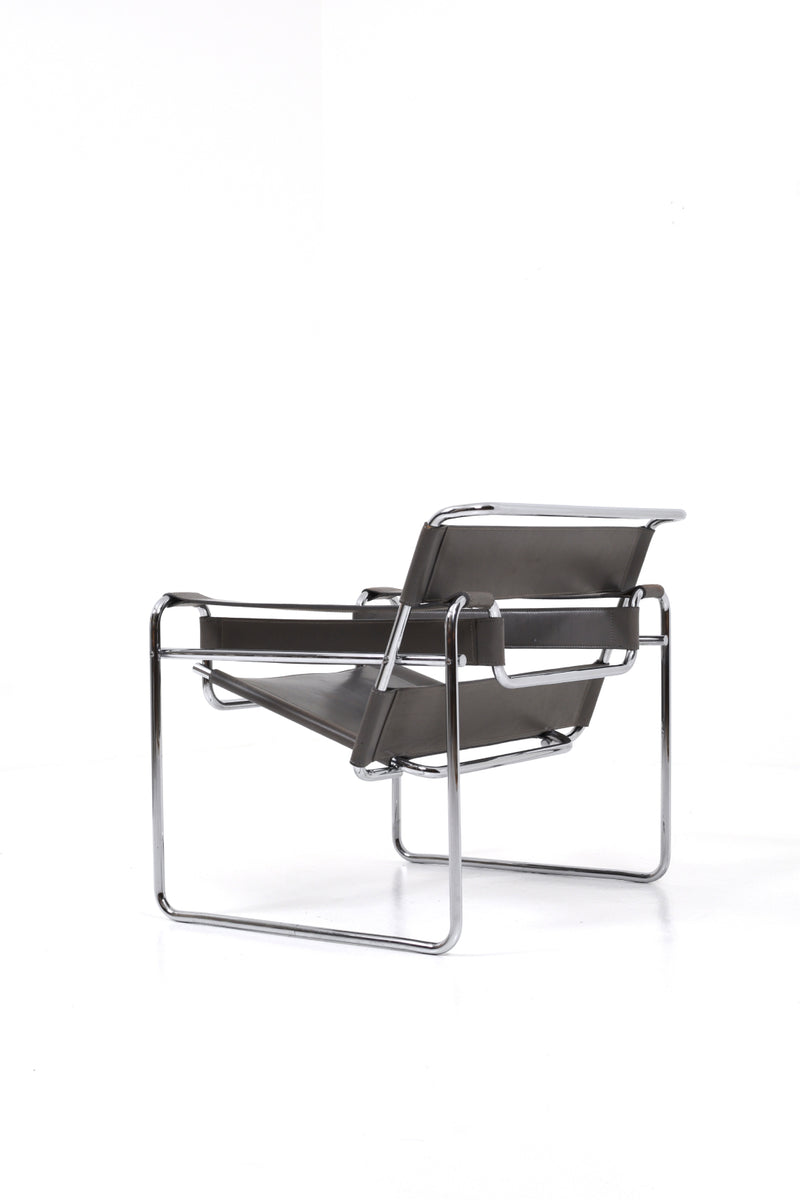 A pair of Wassily Lounge Chairs by Marcel Breuer for Knoll