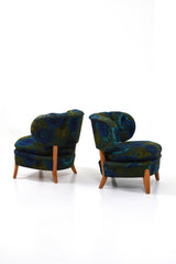 The pair of armchairs "Schulz" by Otto Schulz, Boet