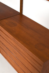 Hyllsystem "Royal System" av Poul Cadovius, Danmark, 60tal