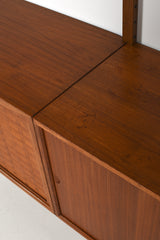 Hyllsystem "Royal System" av Poul Cadovius, Danmark, 60tal