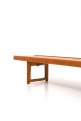 Låg bänk soffbord i ek Torbjørn Afdal